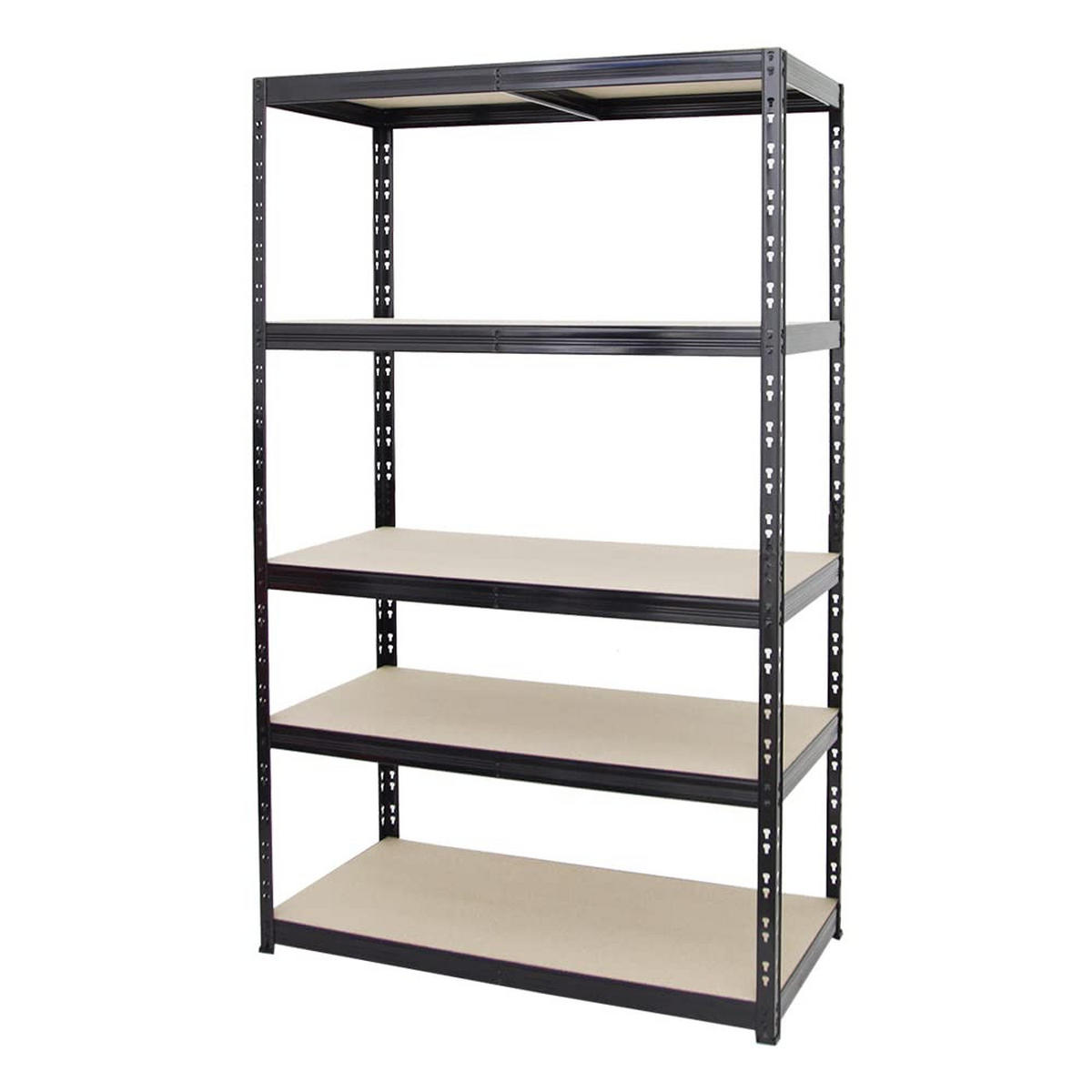 SCHWERLASTREGAL Giant Tiger 200x120x60 cm Fachlast 265 kg 5-Ebenen Schwarz - Schwarz, Metall (120/200/60cm) - PROREGAL
