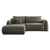 ECKSOFA Moho, Seite: Links - Schwarz/Braun, Holz/Kunststoff (254/162cm) - MIRJAN24