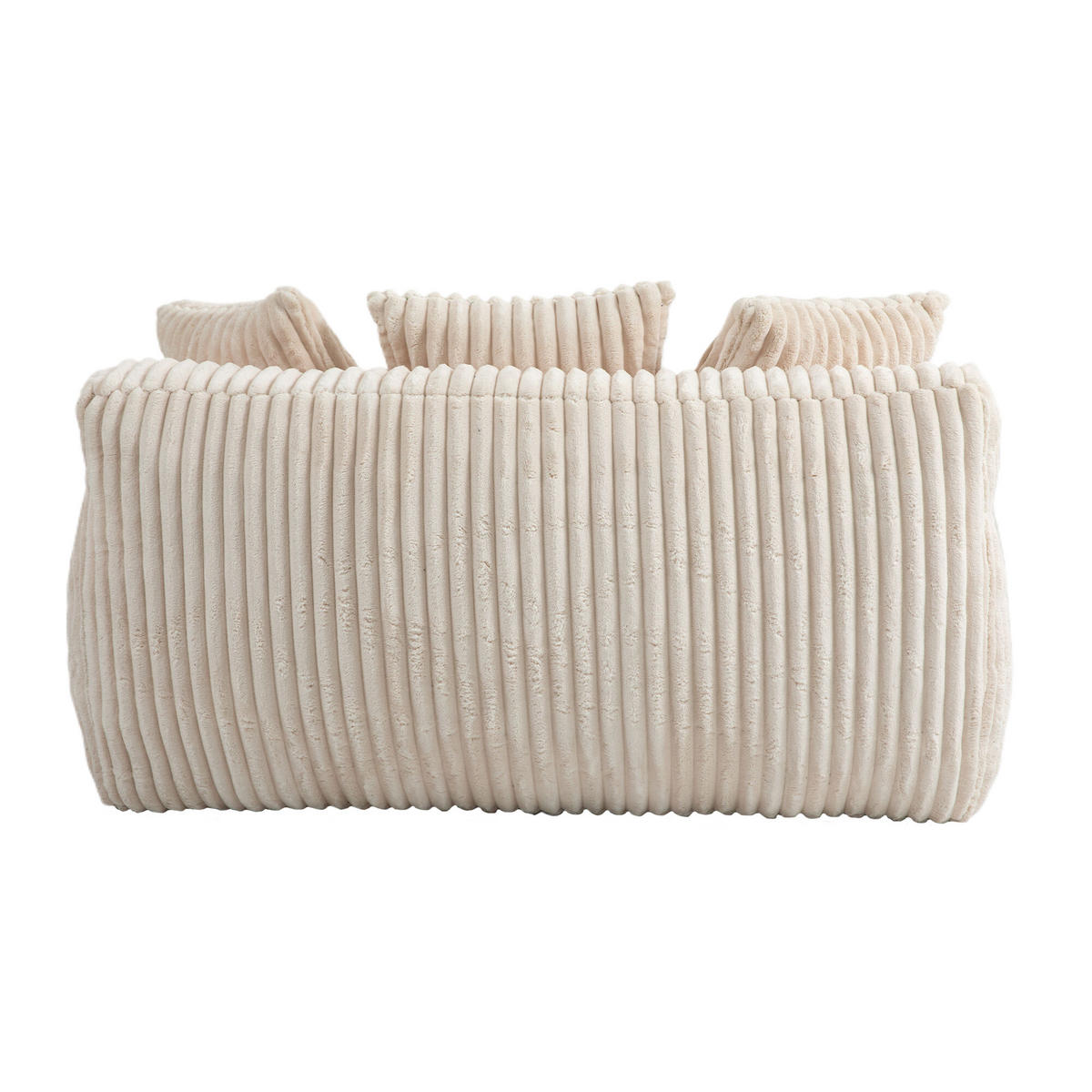 SOFABETT 125/155/63 cm Beige - Beige, Textil (125/63/155cm)