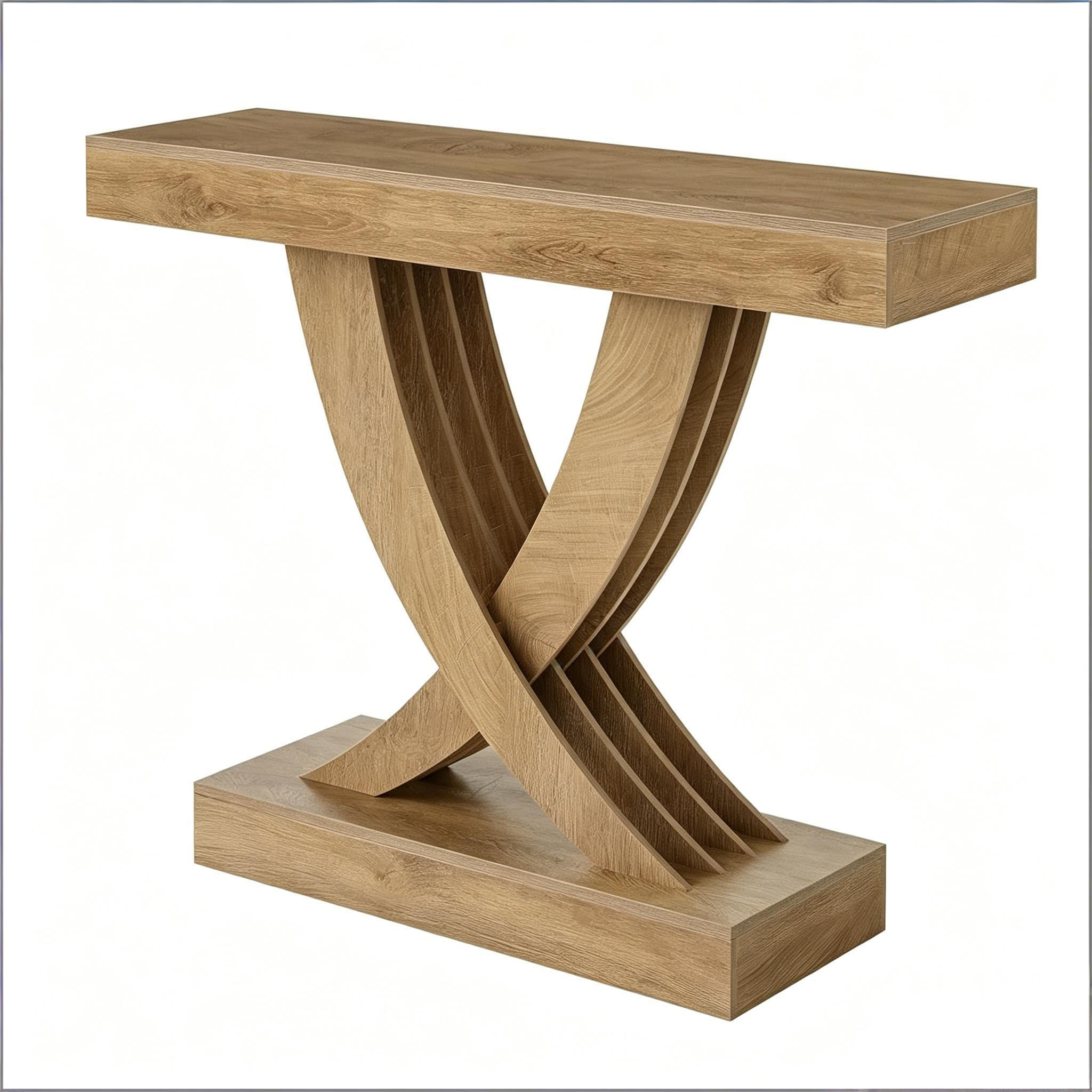KONSOLENTISCH Braun 110/30/85 cm - Braun, Holzwerkstoff (30/110/85cm) - PANGIVO