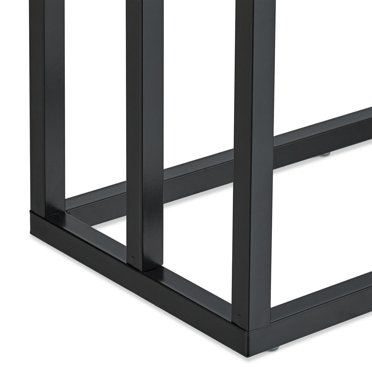 HANDTUCHSTÄNDER - Schwarz, Metall (46/82.5/21cm) - Relaxdays