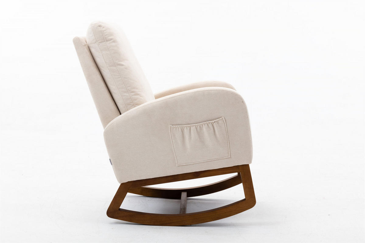 SCHAUKELSTUHL, Beige - Beige, Holz (94/100.48/68.98cm)