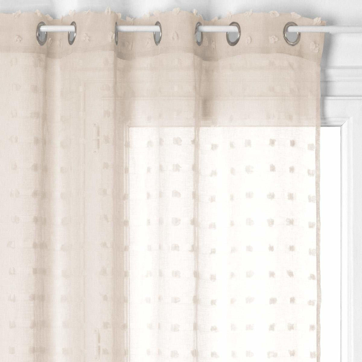 VORHANG auf Rädern mit Ornamenten 240/140/240 cm - Beige, Textil (140/240/240cm) - Atmosphera Createur d´interieur
