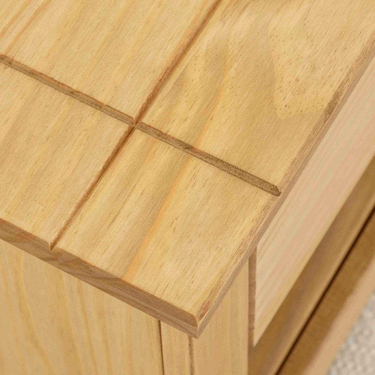 NACHTTISCH CANCUN - Braun, Holz (46/40/40cm) - IDIMEX