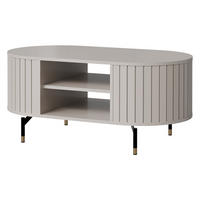 COUCHTISCH Zante 06 - Kaschmir/Goldfarben, Holzwerkstoff/Metall (56/105/47cm) - MIRJAN24