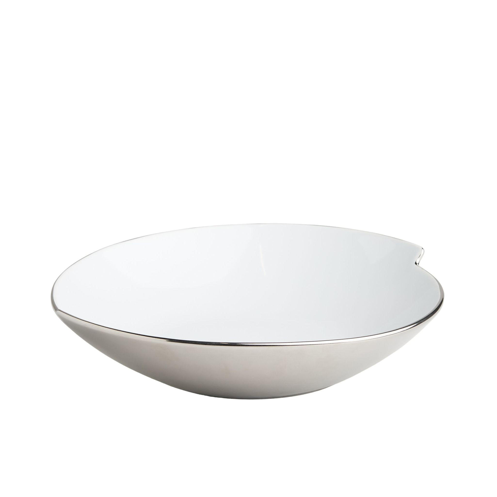 DEKORATIVE SCHALE Smart owal - Weiß, Stein (30/6.5cm) - home&you