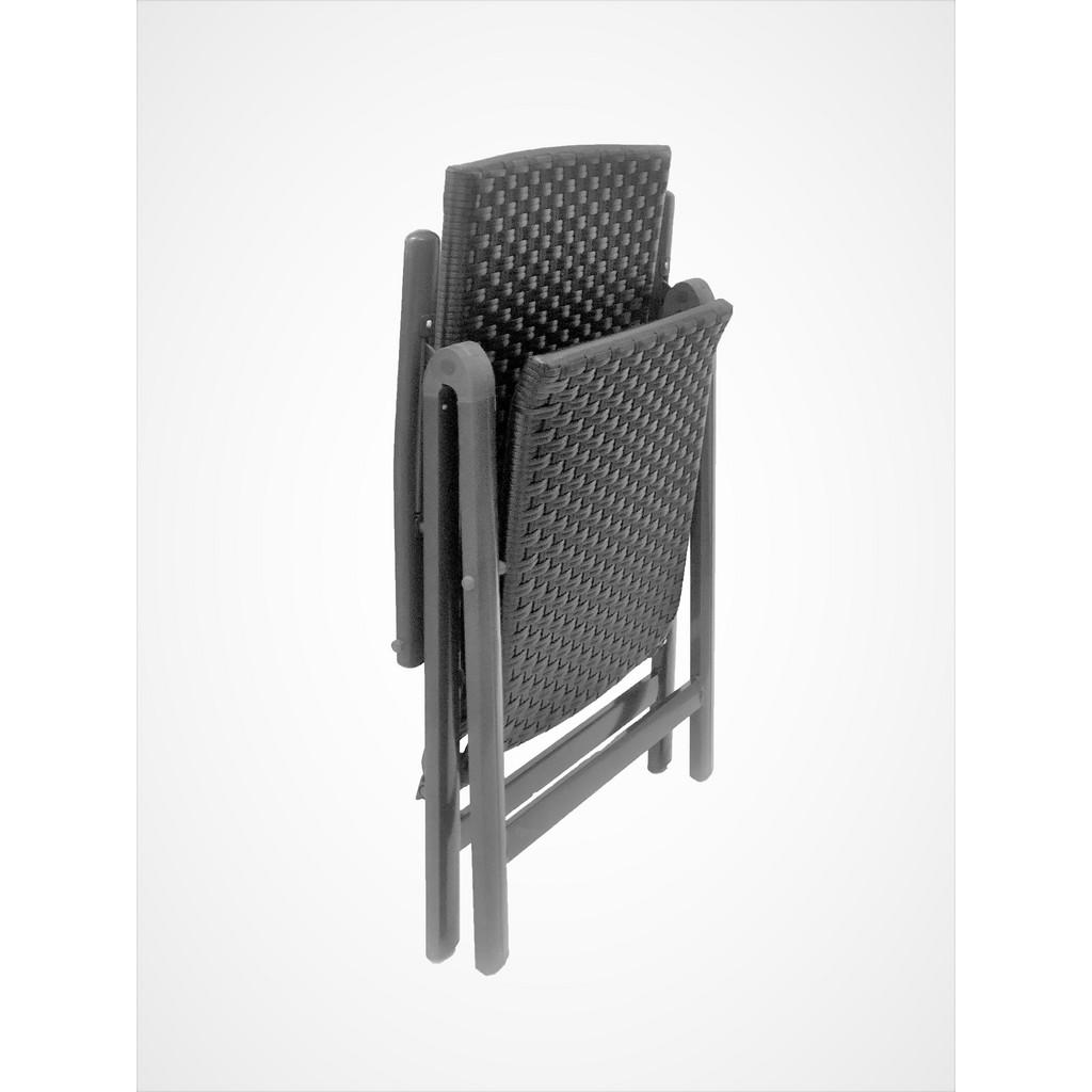 Thumbnail - Sedex Klappsessel, Graphit, Metall, 1-Sitzer, 60x110x78 cm, Gartenmöbel, Gartenstühle, Gartenklappstühle