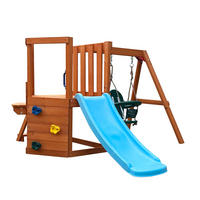 SPIELTURM ROMI - Größe: 199 x 116 cm - Naturfarben, Holz (199/116/216.5cm) - Home Deluxe