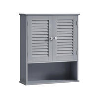 BADEZIMMERSCHRANK PHNOM PENH - Grau, Holzwerkstoff (30/82/30cm) - Hansiro