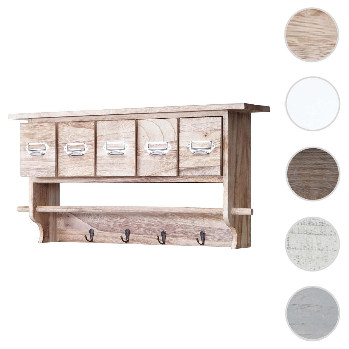 GARDEROBE Beige - Beige, Holz (65/32/13cm) - MCW