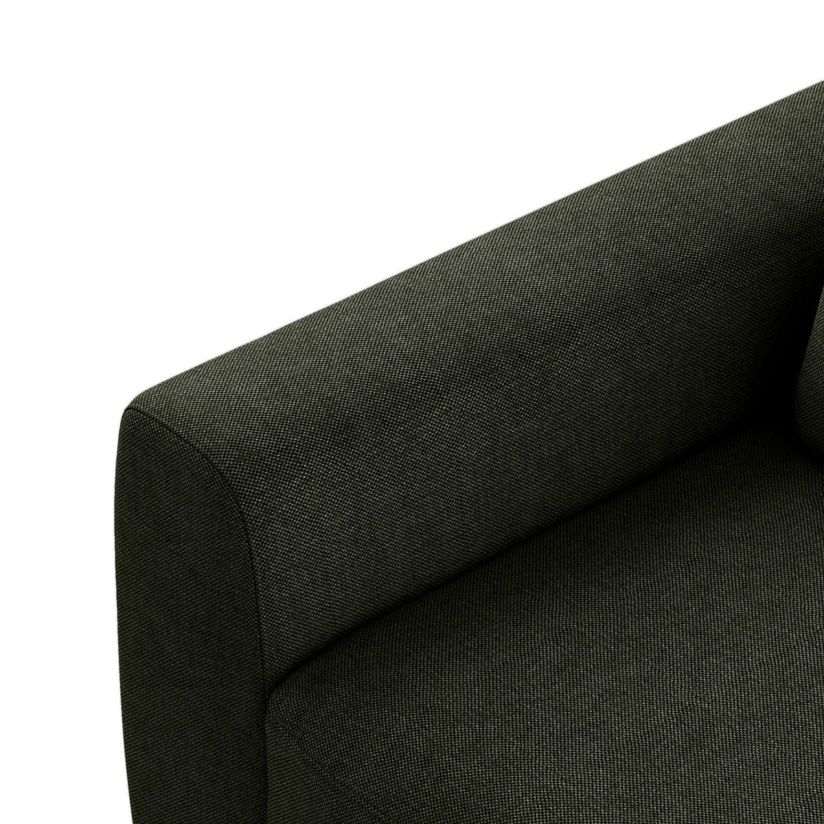 3-SITZER SOFA - Schwarz/Grau, Kunststoff/Textil (252/80/117cm) - home24