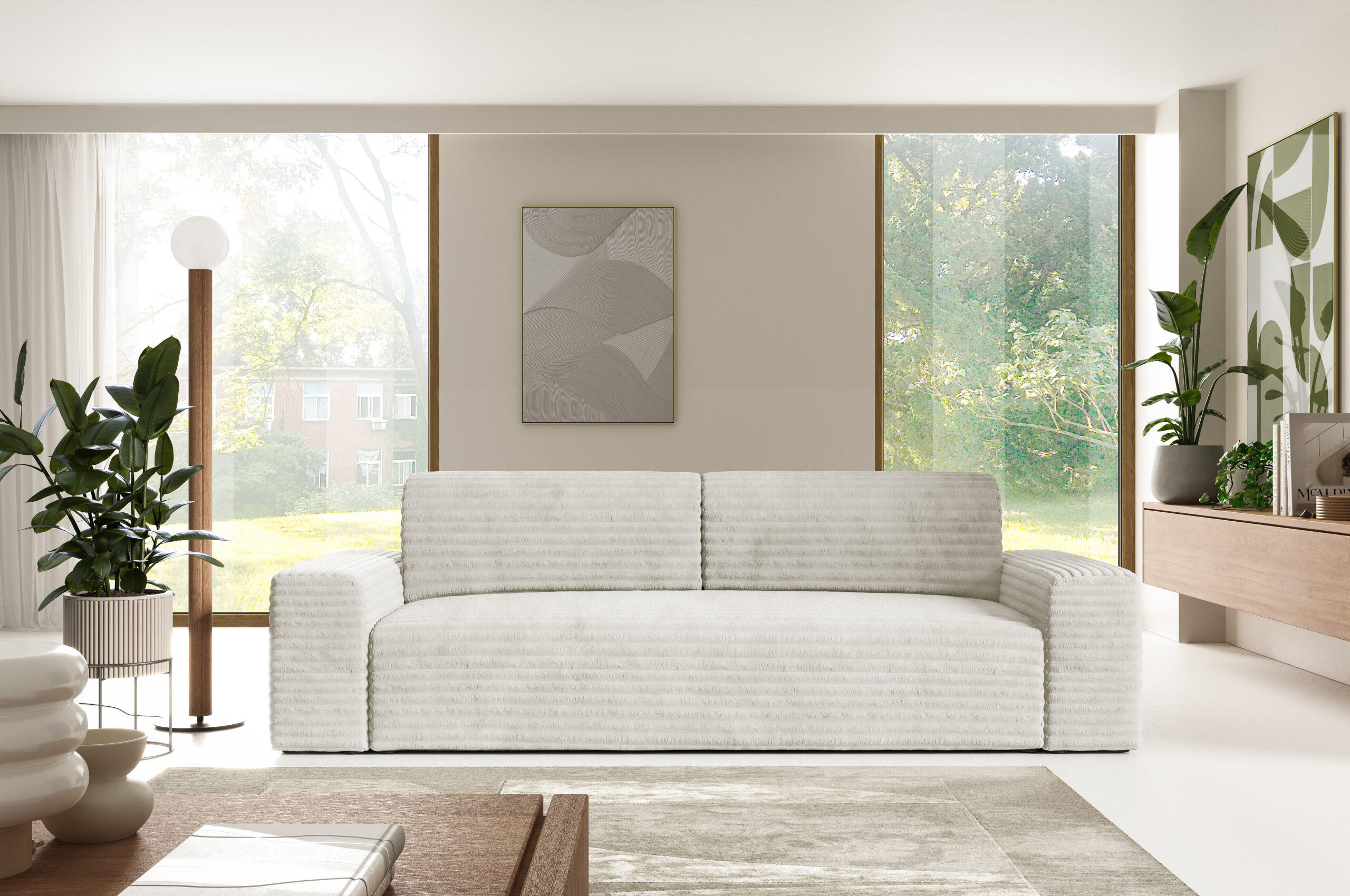 SCHLAFSOFA mit Bettkasten Weiß - Schwarz/Weiß, Holz/Holzwerkstoff (260/70/102cm) - Furnisell