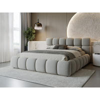 POLSTERBETT Modo 200x200 Grau - Grau, Textil (200/200cm) - Graingold