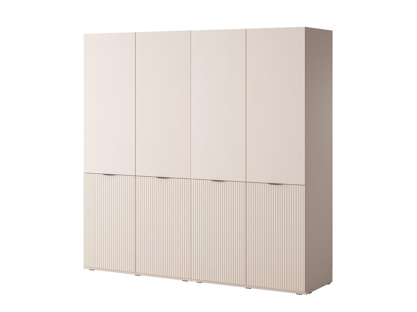 Ravio Kleiderschrank Beige 202x200x51 cm