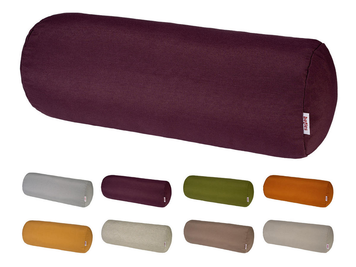 NACKENROLLENHÜLLE Wunschton sukkulenten-violet 15/40 cm - Violett, Textil (15/40cm) - beties Heimtextil