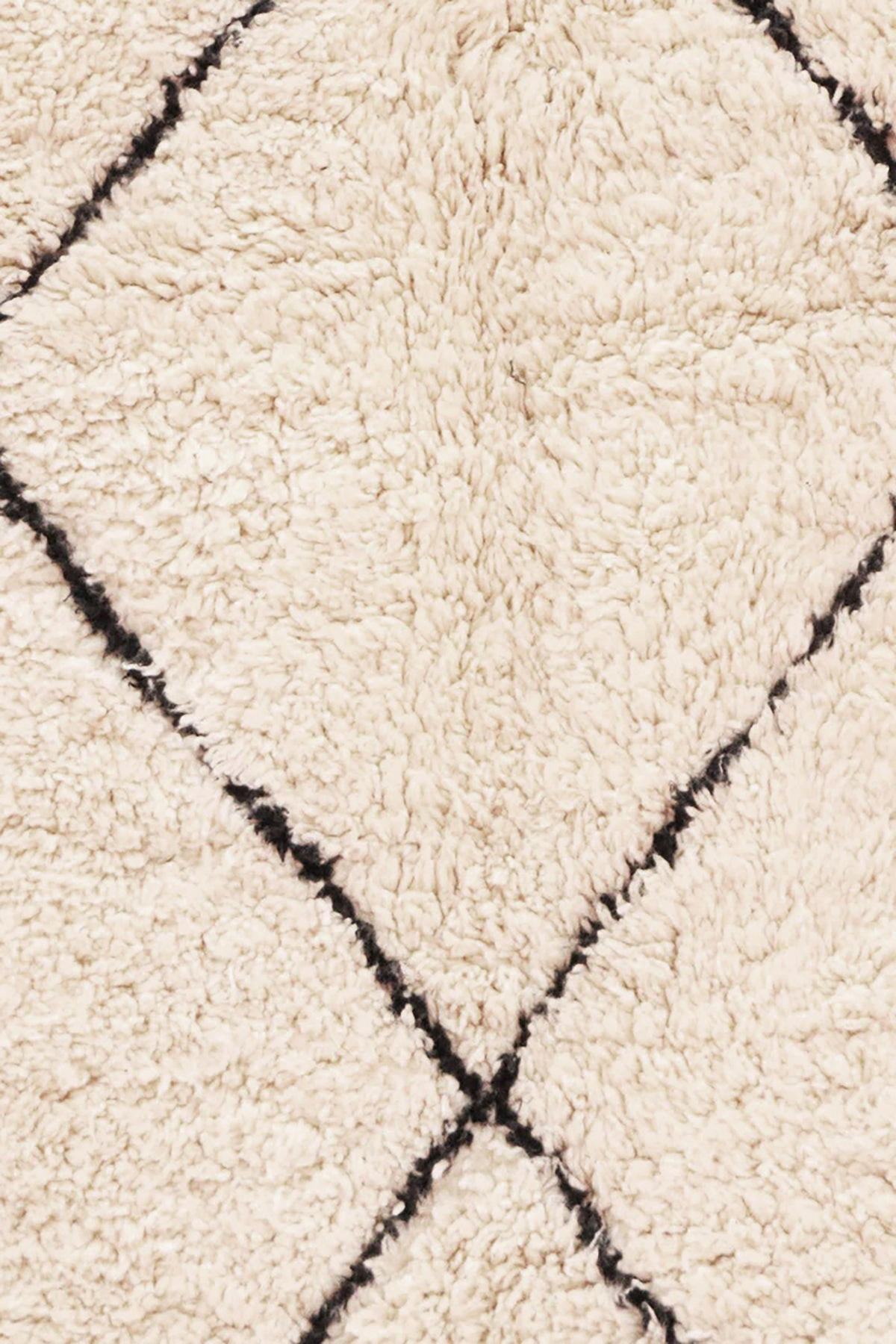 BERBERTEPPICH aus Marokko aus reiner Wolle beige - Beige, Naturmaterialien (200/300cm) - AFK Living