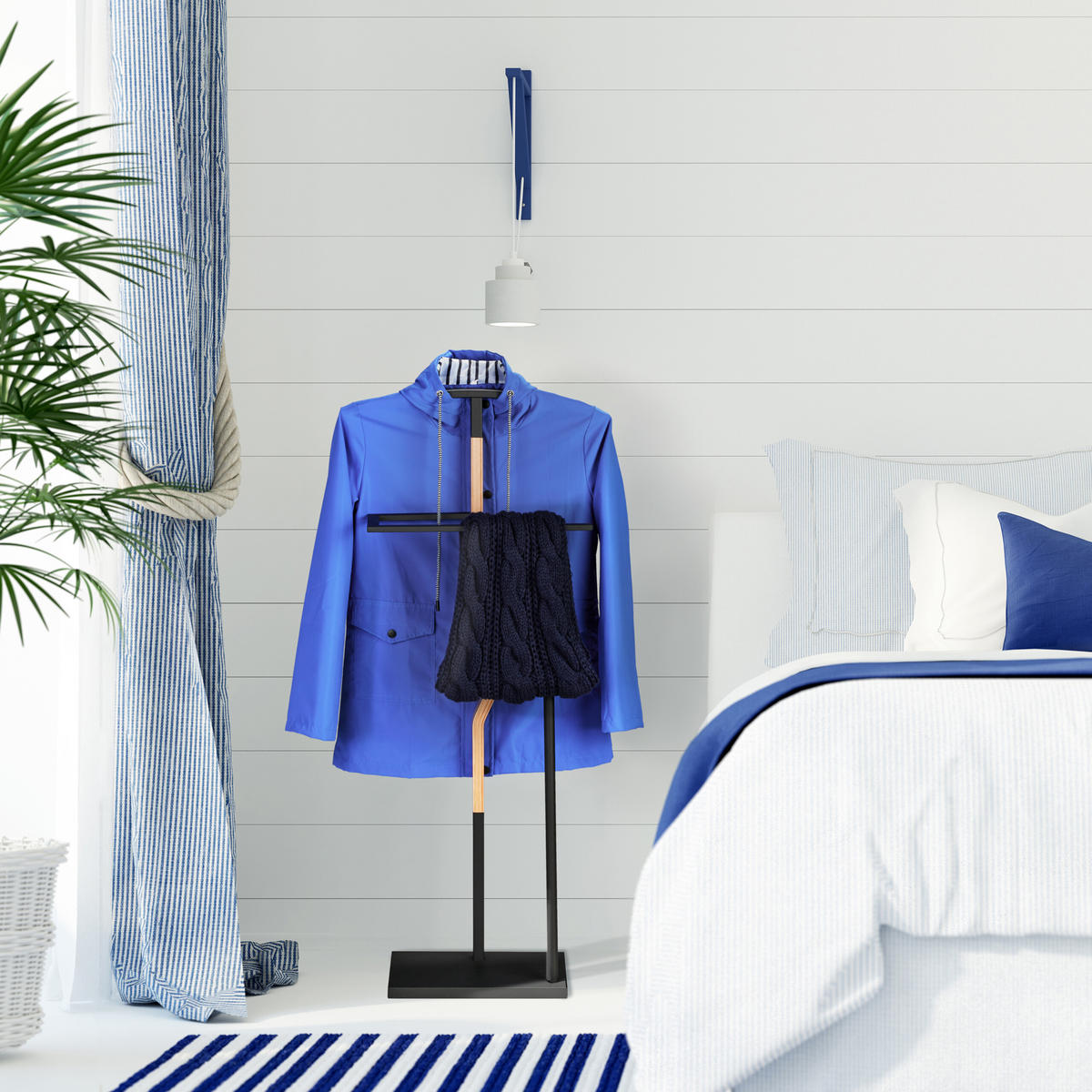 HERRENDIENER - Multicolor, Holzwerkstoff/Metall (48/107/20cm) - Relaxdays