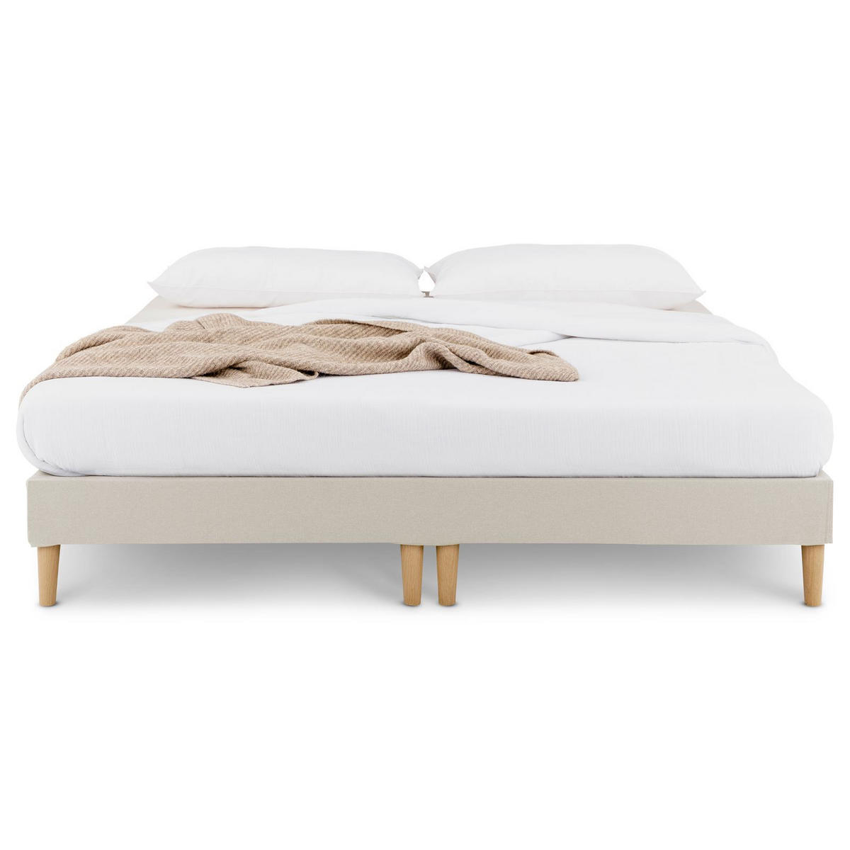 FUTONBETT RENNES 180x200 cm beige - Beige, Holzwerkstoff (180/200cm) - IDIMEX