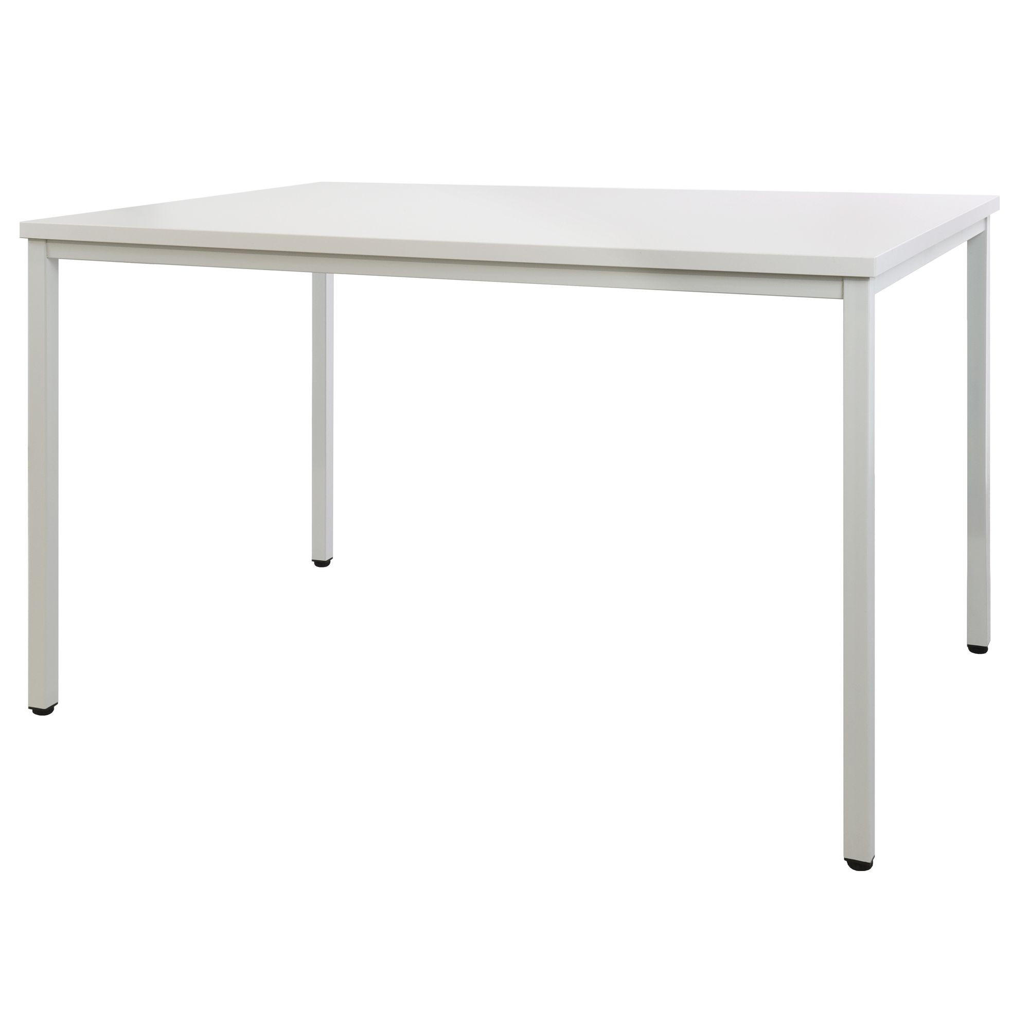 BÜROTISCH Arctic Wolf Quadratisch 75x80x80cm Lichtgrau - Grau, Holz/Kunststoff (80/80/75cm) - PROREGAL