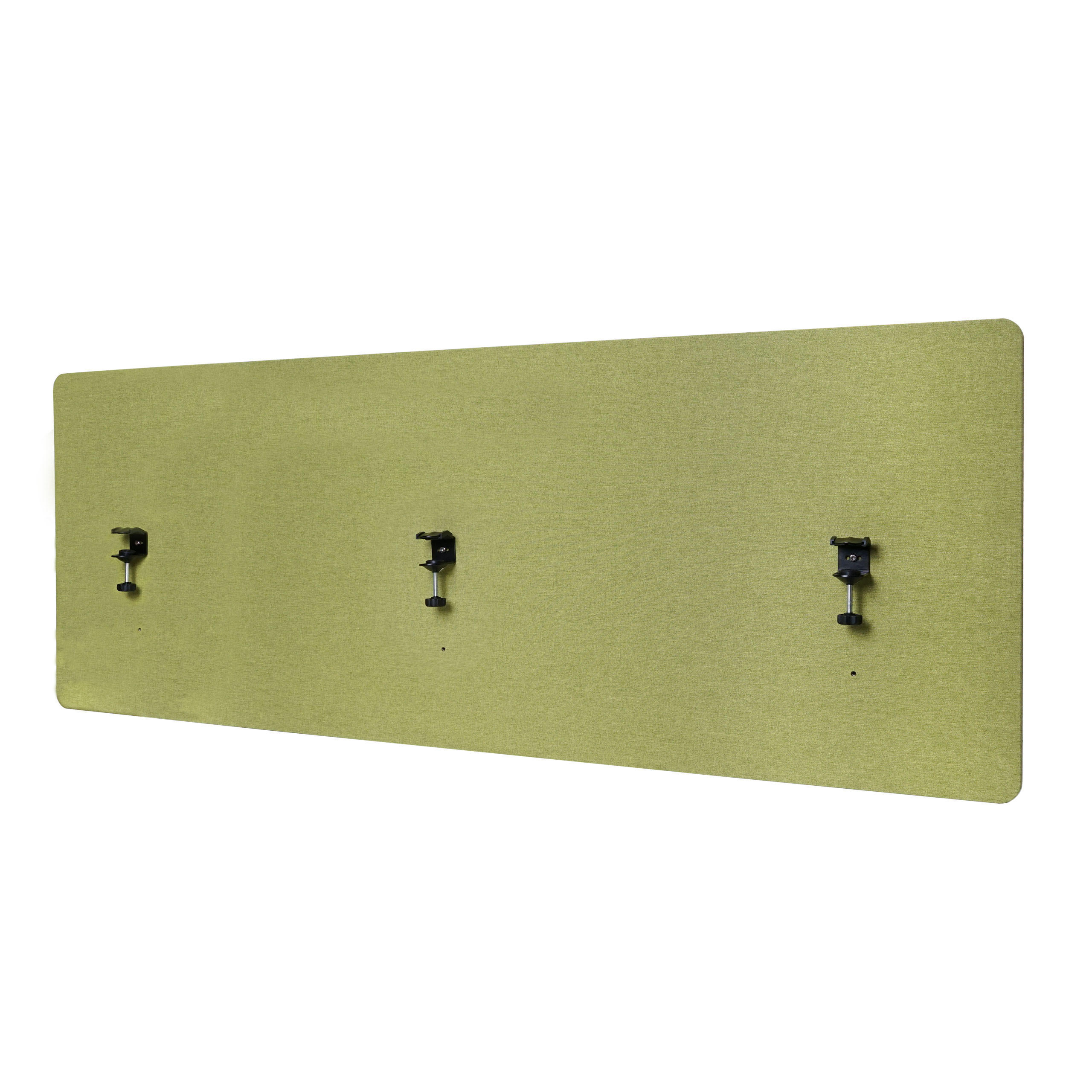 AKUSTIK-TISCHTRENNWAND Hellgrün - Hellgrün, Textil (160/60/2cm) - MCW