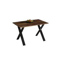 ESSTISCH Stol X ausziehbar bis 210 cm - Mooreichefarben, Holzwerkstoff (130/80/75cm) - Endo-Moebel