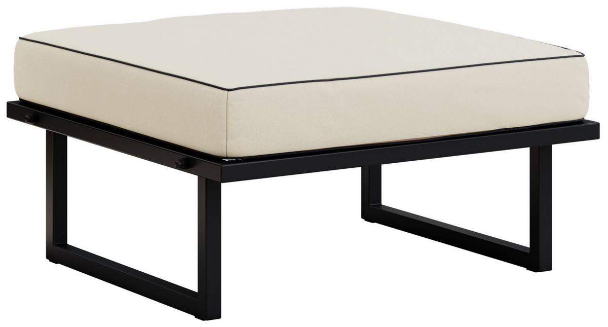 SITZHOCKER Elba - Beige - Beige, Textil (78/42/78cm) - MKS