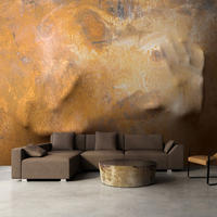 VLIESTAPETE Orange 200/140 cm - Beige/Orange, Textil (200/1cm) - KUNSTLOFT
