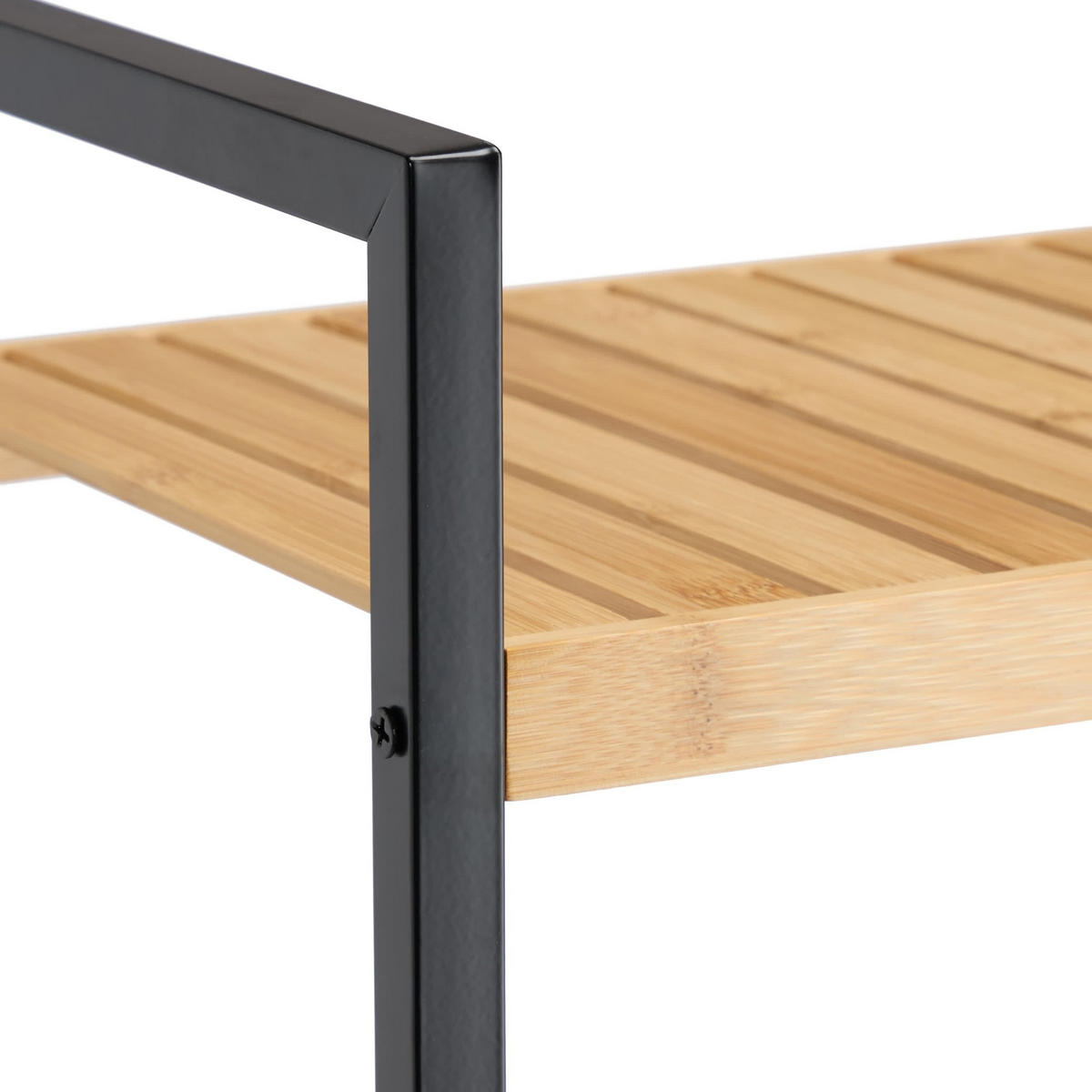 BAMBUSREGAL - Multicolor, Holz/Metall (50.5/97/27cm) - Relaxdays