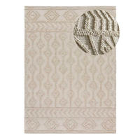 HANDWEBTEPPICH Handgefertigt Creme Pamuk 120/170 cm - Creme, Naturmaterialien (120/170cm) - Atticgo
