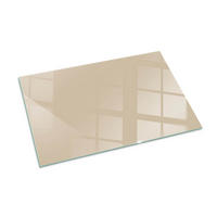 GLASPLATTE für Kamin 100x70 cm Gelb - Gelb, Glas (100/70/0.4cm) - ArtPrintCave