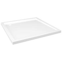 DUSCHTASSE Quadratisch 90/90 Cm - Weiß, Glas (90/4/90cm) - vidaXL