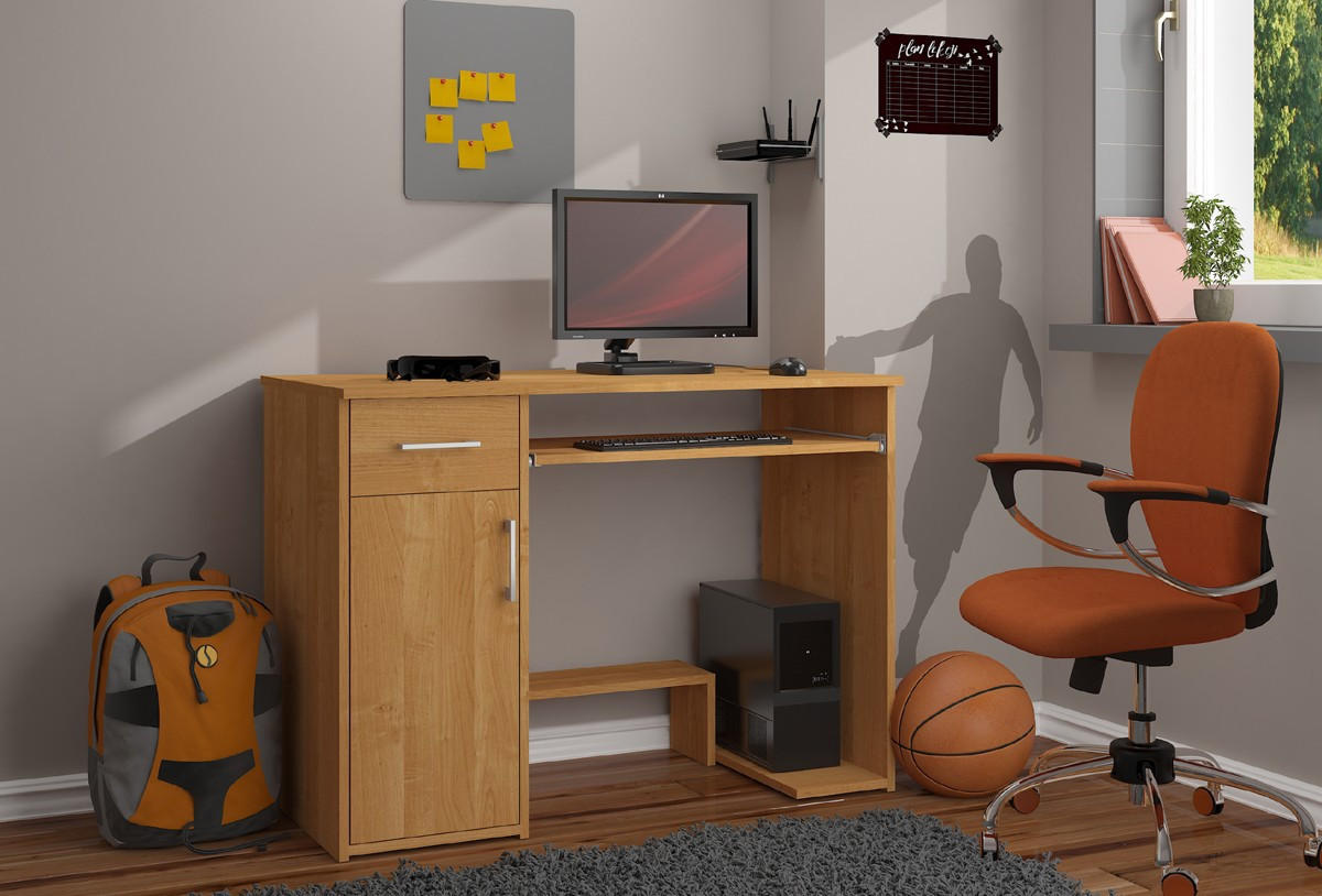 SCHREIBTISCH Erlefarben 74/90/50 - Erlefarben, Holzwerkstoff (50/90/74cm) - RAUMHIRSCH FURNITURE