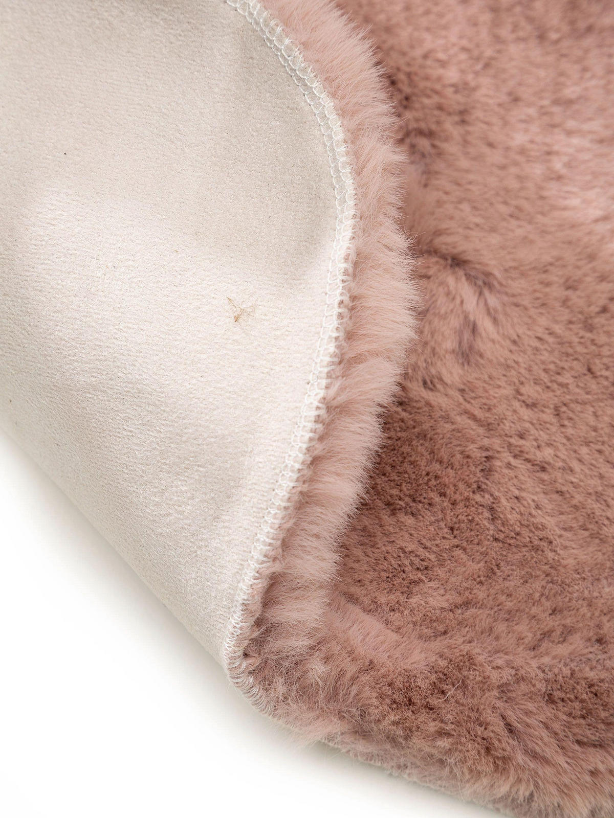 KUNSTFELL-TEPPICH Dave Rosa 60x90 cm - Rosa, Textil (60/90cm) - benuta Nest