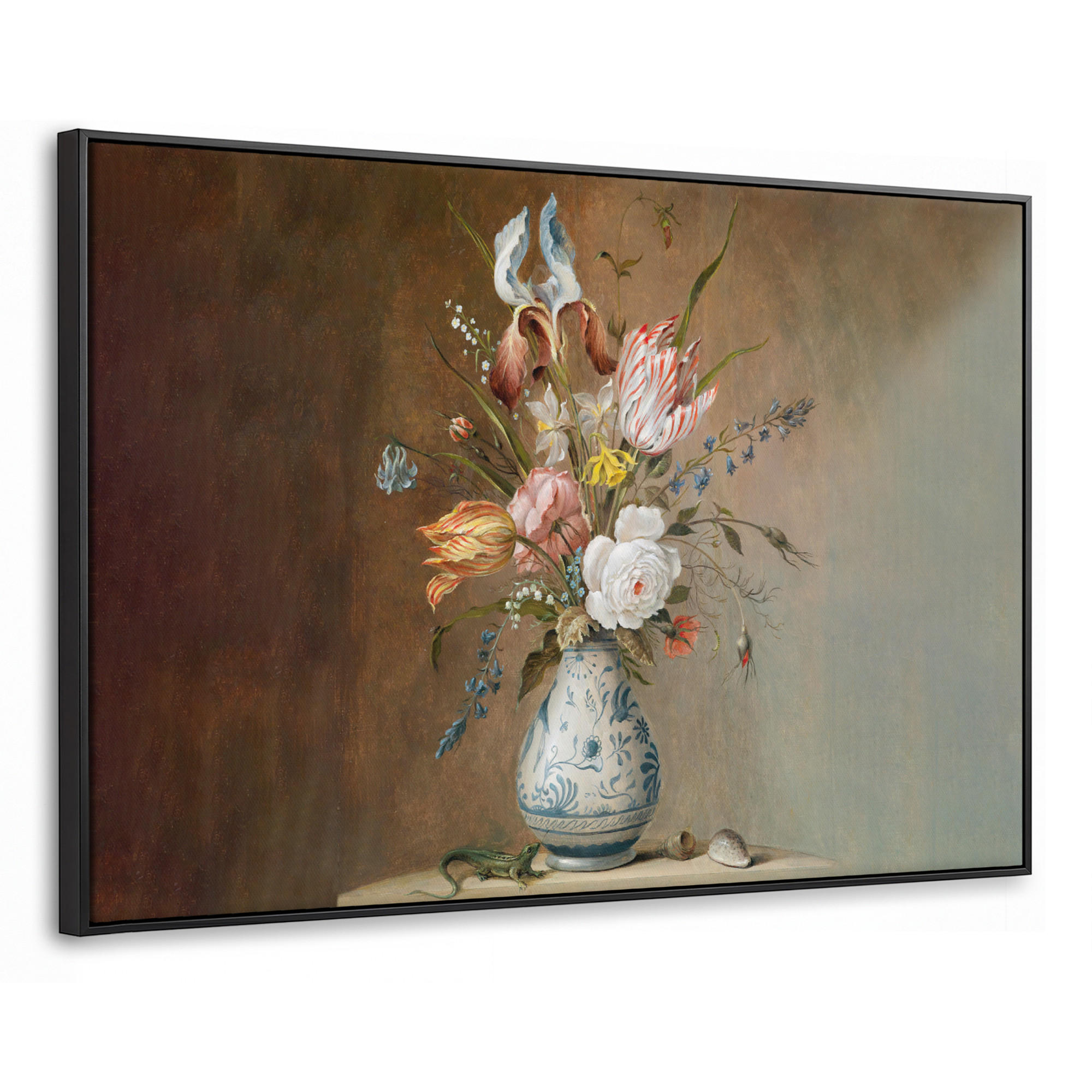 MuchoWow Leinwand Hellbraun 140x90 cm