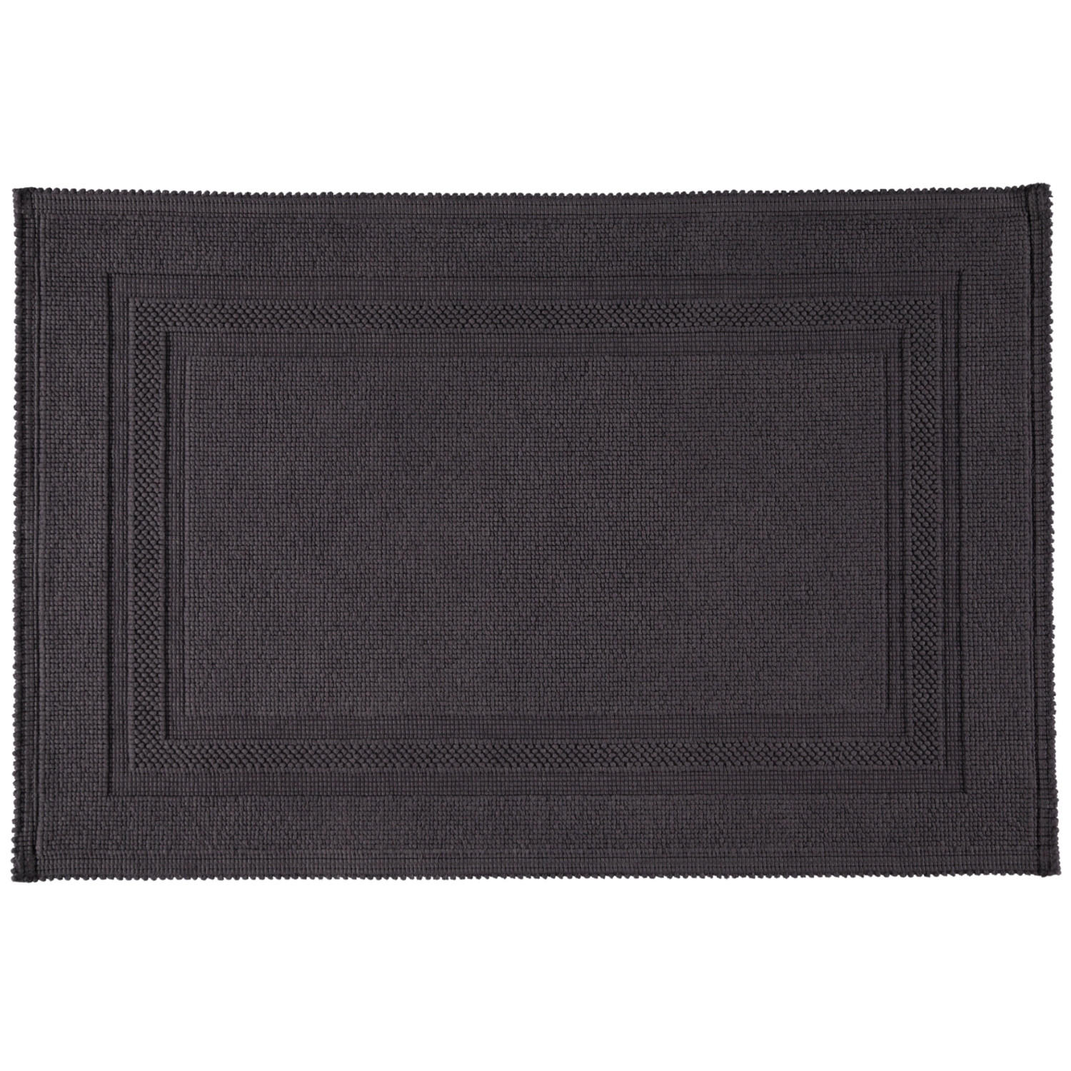 BADEMATTEN GALA ZINN - 02 - Dunkelgrau, Textil (50/70cm) - Rhomtuft
