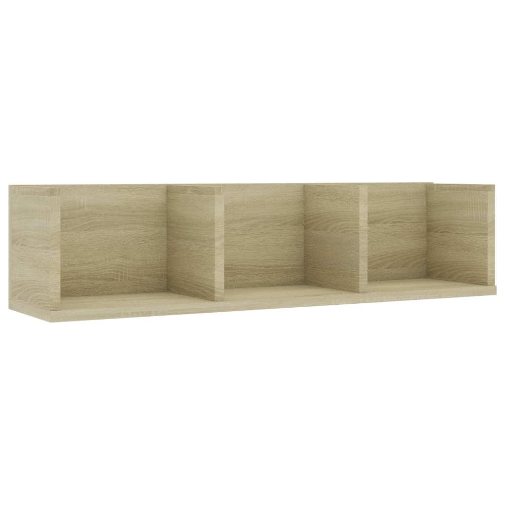 vidaXL Wandregal Beige 75x18x18 cm