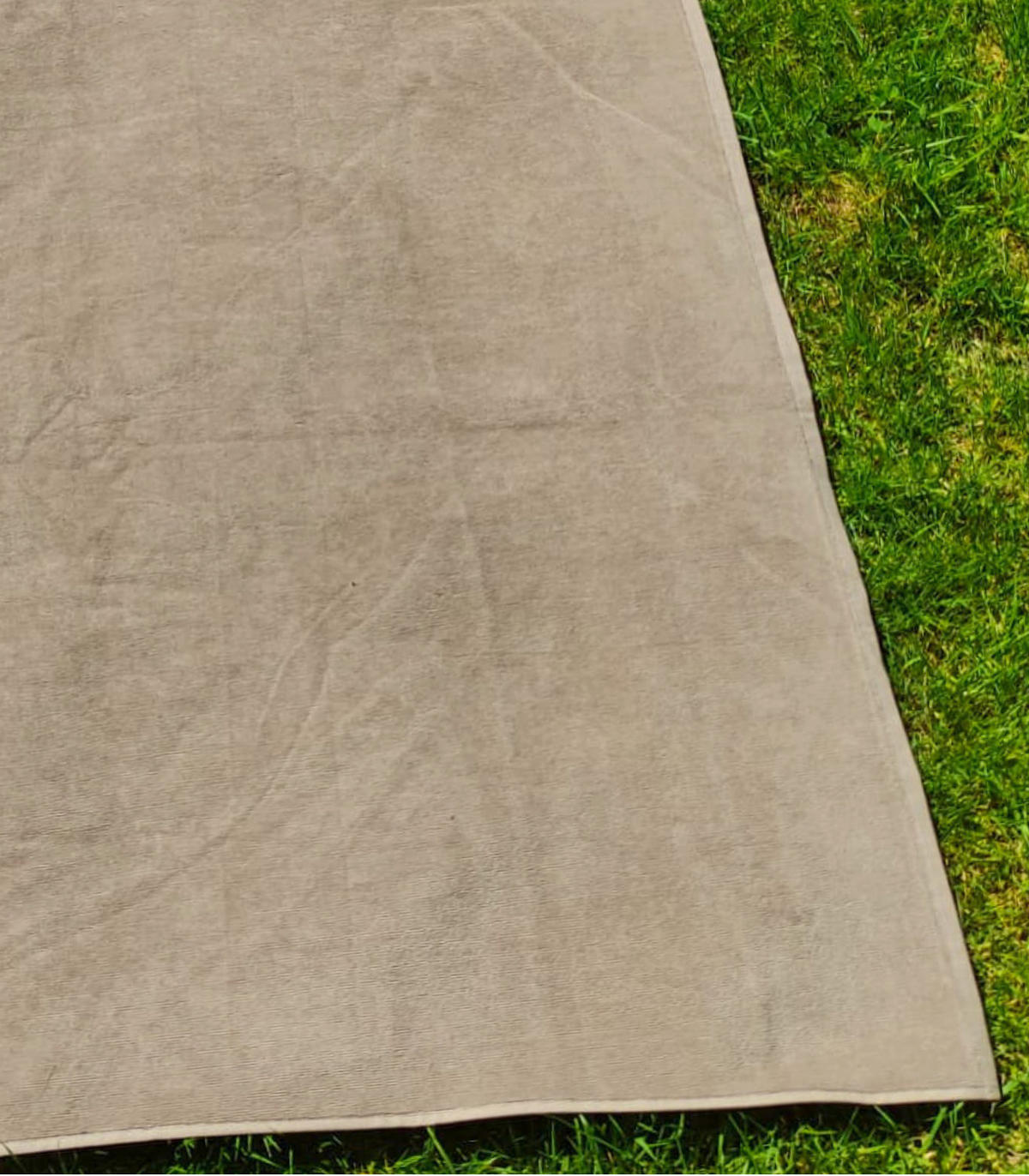 STRANDTUCH. Bio-Baumwolle. 100x180 cm. Beige - Beige, Textil (100/180cm) - SOWL