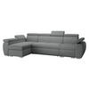 ECKSOFA Boston LCP, Seite: Links LCP+2R+1P(65) - Silberfarben/Graphitfarben, Holz/Textil (320/170cm) - MIRJAN24