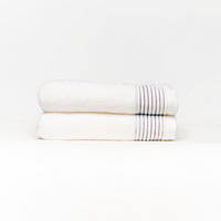 HANDTUCH Pure Elegance 2er Set, 50x100cm, Baumwolle, Weiß - Weiß, Textil (50/100cm) - SOWL