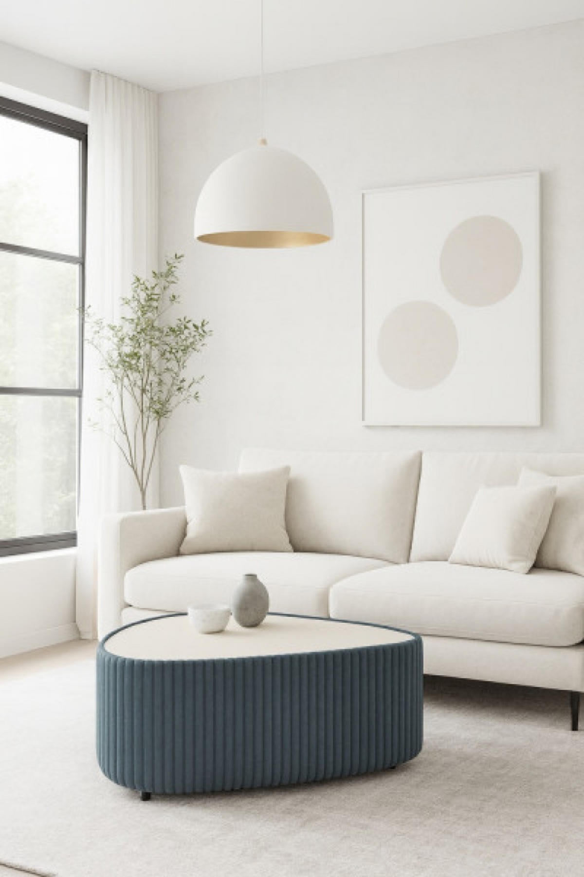 COUCHTISCH Grafit MIJA Gepolstert Tilia 89x89x42 cm - Graphitfarben, Holzwerkstoff (89/89/42cm) - Sepro Meble