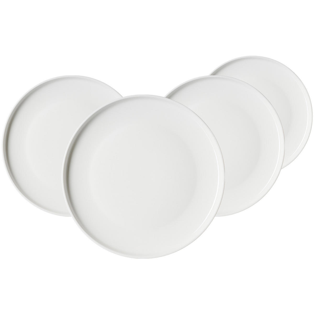 SERVIERPLATTEN Kelly weiß ø 30 cm 4er Set - Weiß, Keramik (30/2.9/30cm) - Ritzenhoff Breker