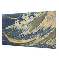 FOTOTAPETE 416x254 cm - Meereswellen - Blau, Textil (416/254cm) - Wallfluent