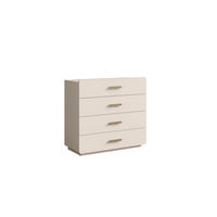 KOMMODE LOKIRN 100/92,5/41,5cm mit 4 Schubladen Türen Beige - Beige, Holzwerkstoff (100/92.5/41.5cm) - MASSENO