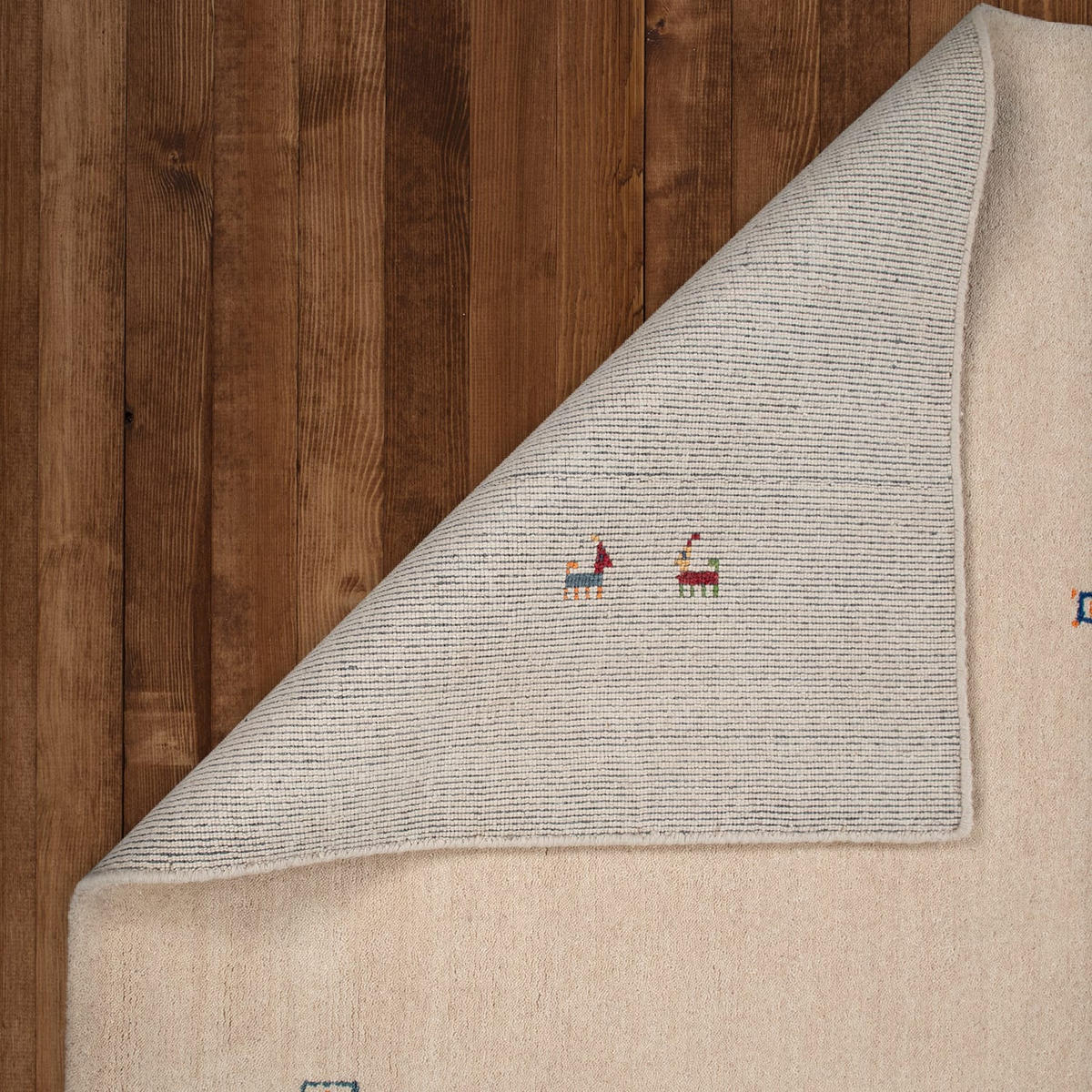NATURFASERTEPPICH 160/230 cm Gabbeh 312 - Creme, Naturmaterialen (160/230cm) - Paco Home