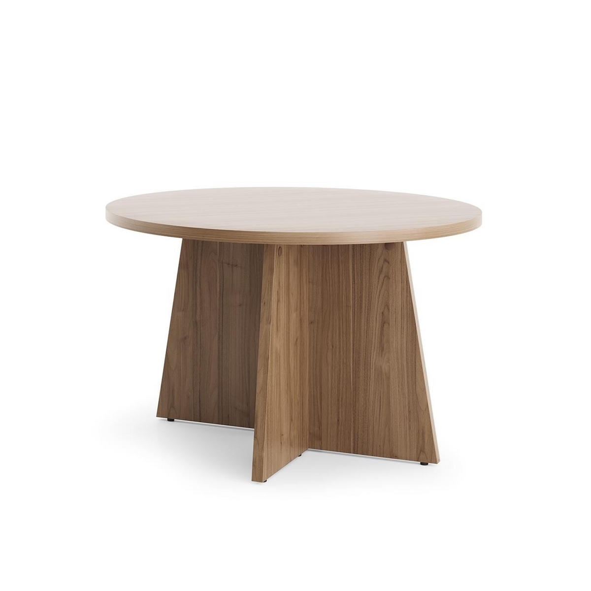 COUCHTISCH Aurena, Kaschmir mit Walnuss - Walnussfarben, Holzwerkstoff (75/75/47cm) - Bettso