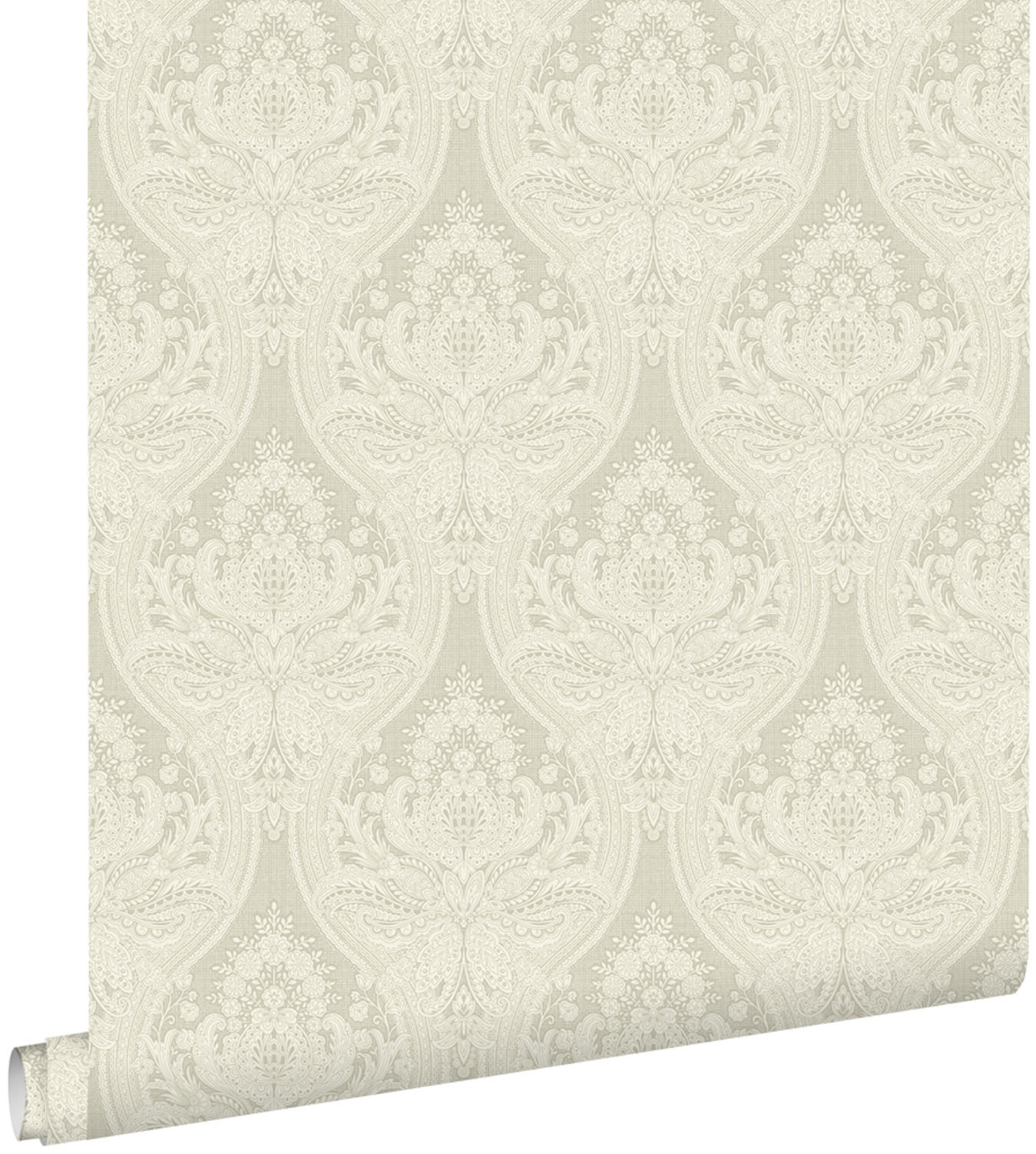 TAPETE Barockmuster 53 cm x 10.05 m - Braun, Papier (53/1000cm) - ESTAhome