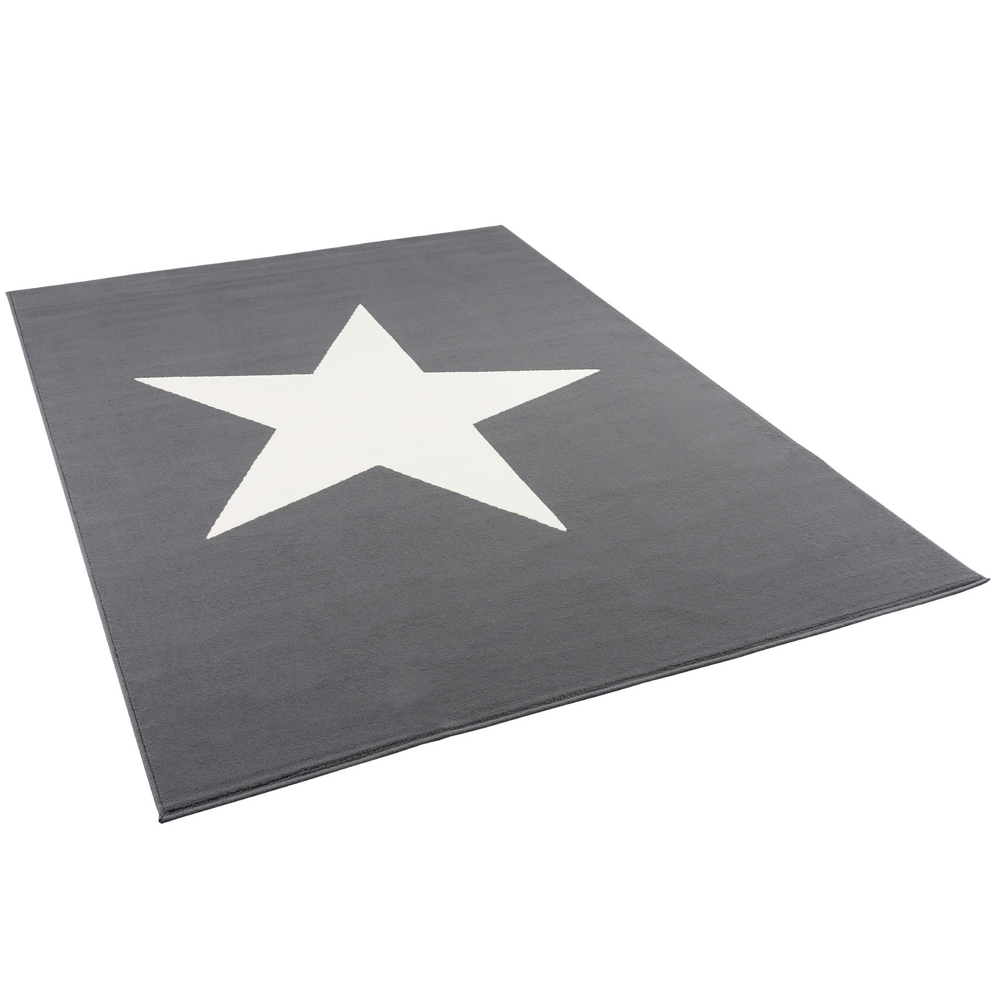 Thumbnail - Pergamon Kinder, Anthrazit, Textil, Abstrakt, 120x170 cm, Teppiche & Böden, Teppiche, Teppich Kinderzimmer