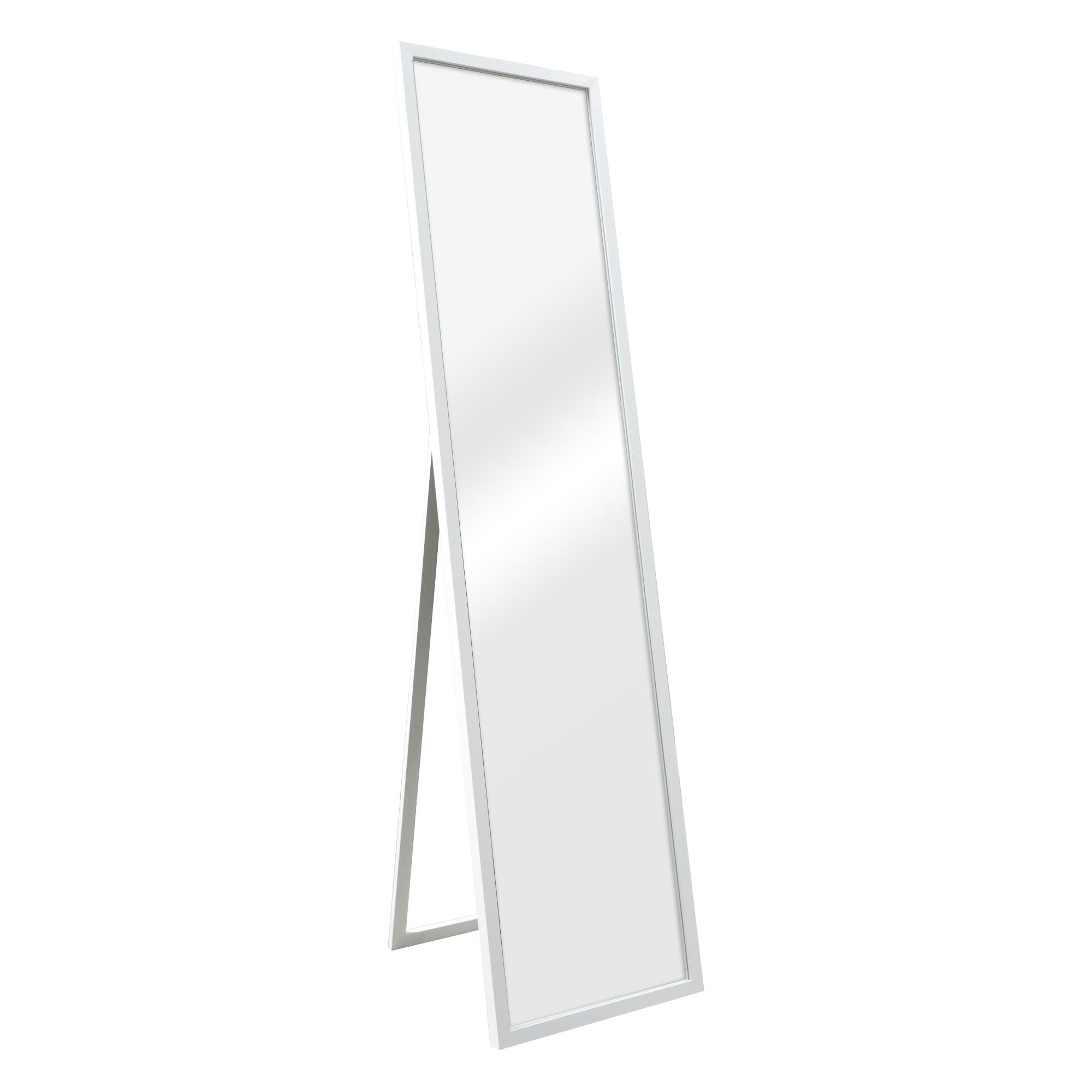 STANDSPIEGEL Giovinazzo - Weiß, Glas/Holzwerkstoff (35/152.8/150cm) - [en.casa]
