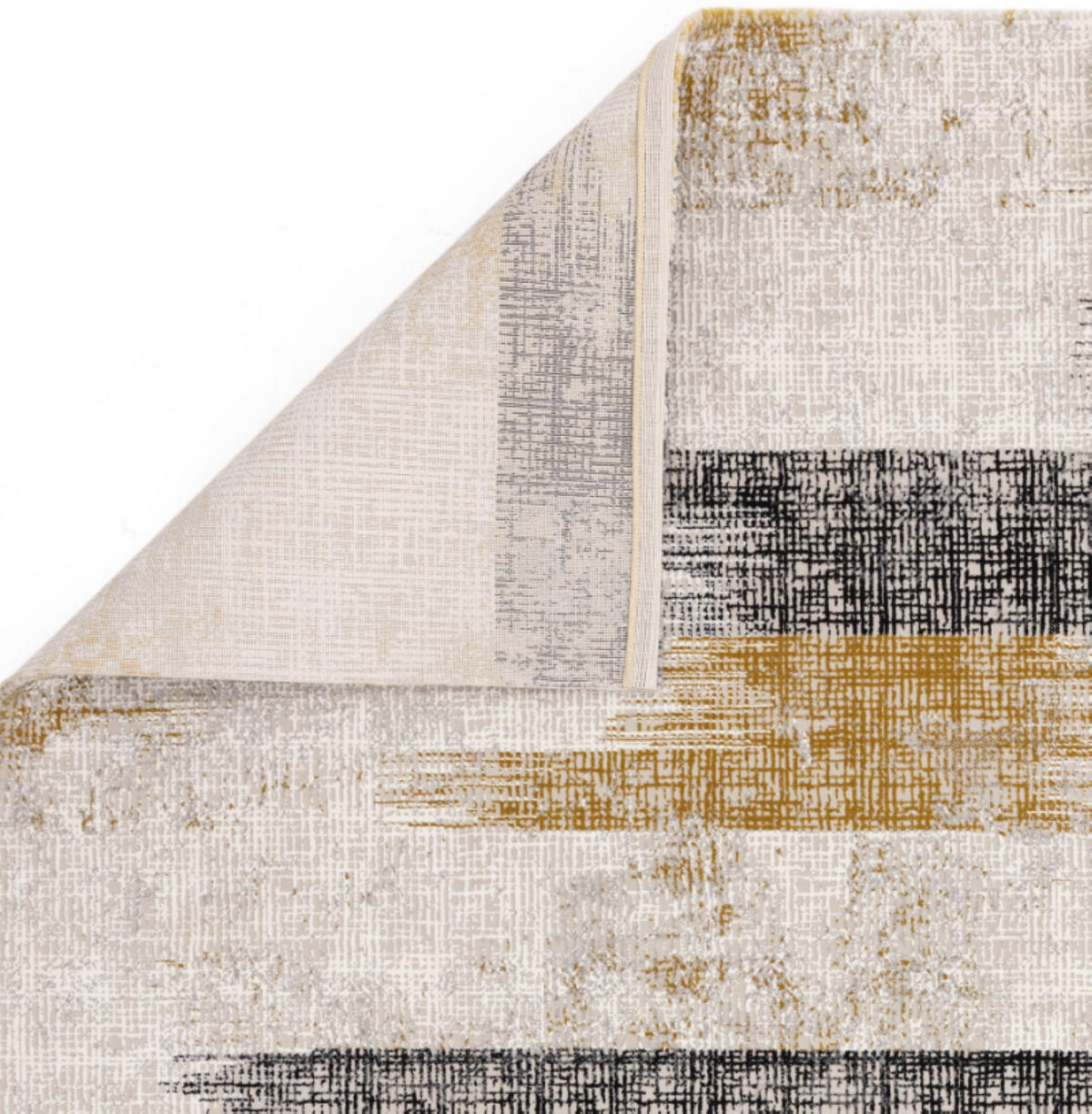 TEPPICH modern Wohn-/Schlafzimmer ZUKA LINES Gelb 120 x 170 cm - Gelb, Textil (120/170cm) - Novatrend