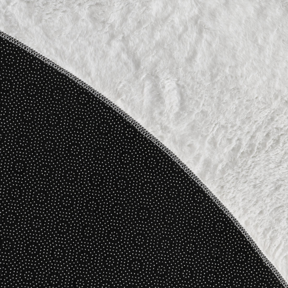HOCHFLORTEPPICH 200/200 cm Soft 380 - Weiß, Textil (200/200cm) - Paco Home